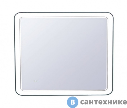 картинка Зеркало Style line Атлантика 90*70 с подсветкой и часами (2000949233062)