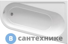 Ванна акриловая Ravak CHROME 170х105 R без гидромассажа (CA41000000)