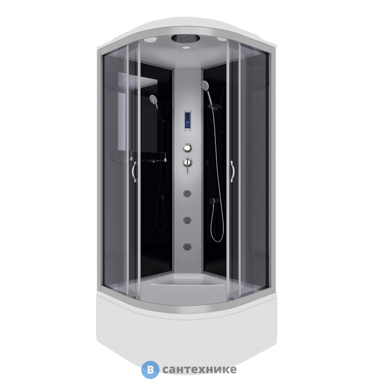 Душевая кабина Niagara NG-2507-14F (800х800х2150) высокий поддон, стекло тонированное