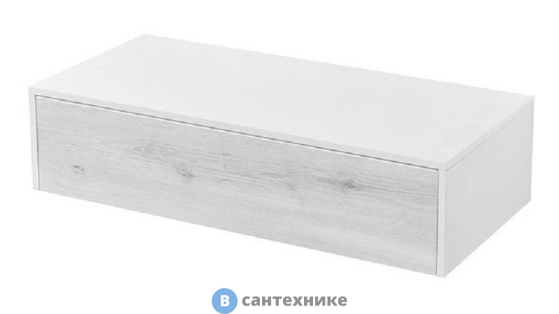 Комод Акватон Сакура 100 Ольха Наварра/Белый глянец (1A234803SKW80)