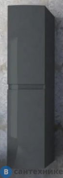 картинка Колонна Cezares подвесная с двумя распашными дверцами, реверсивная 44325 Antracite, 40x38x170