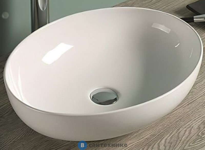 Раковина Art & MAX накладная AM-78166, белый, 520х395х130