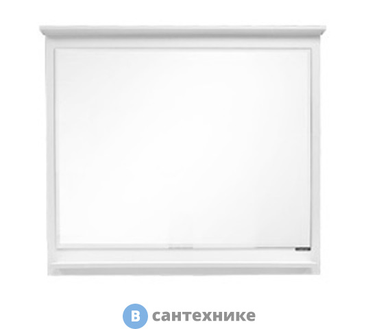 Зеркало Comforty Тбилиси-90 белый глянец