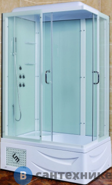 картинка Душевая кабина LanMeng LM-874T L белая