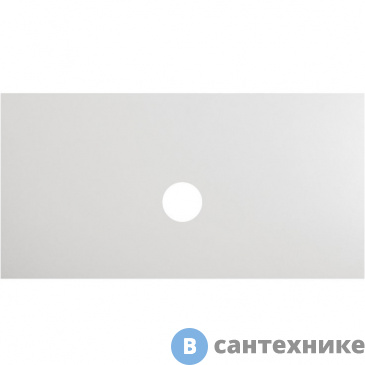 картинка Столешница BelBagno из керамогранита без отверстия под смеситель 1016x468 KEP-100-BO-W0 Bianco Opaco