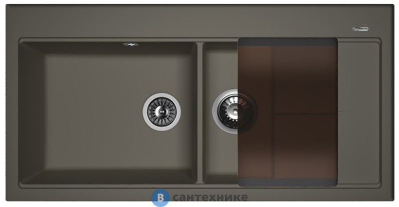 Кухонная мойка FLORENTINA Россана, антрацит FSm (20.335.E1000.302)