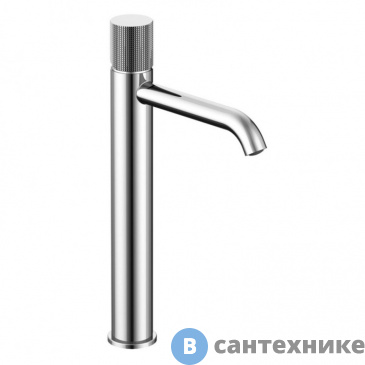 картинка Смеситель Paini Cox 7GCR205OLL Grip для раковины высокий, без д/к, хром