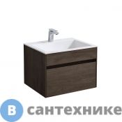 Тумба под раковину Vincea Chiara 600 подвесная, 1 выкатной ящик soft-close, R.Oak (VMC-2C600RO)