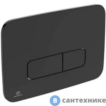 картинка Клавиша смыва Ideal STANDARD R0123A6 OLEAS M3 двойной смыв (чёрный)