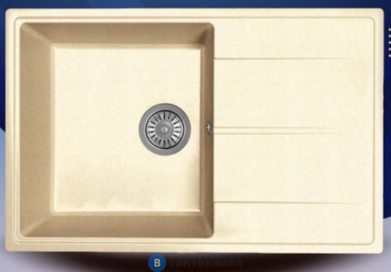 Кухонная мойка Dr. Gans Оливия 740, дюна СМс (25.150.C0740.402)
