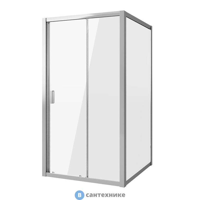 Душевое ограждение Niagara NG-62-11A-A100 (110*100*195) квадрат, дверь раздвижная, без поддона