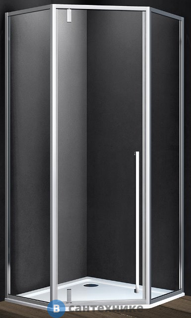 Душевой уголок Vincea Penta VSP-3P900CL, 900*900, хром, стекло прозрачное, без поддона