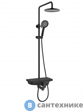 картинка Душевая система WELTWASSER WW DP 1020 BL черная