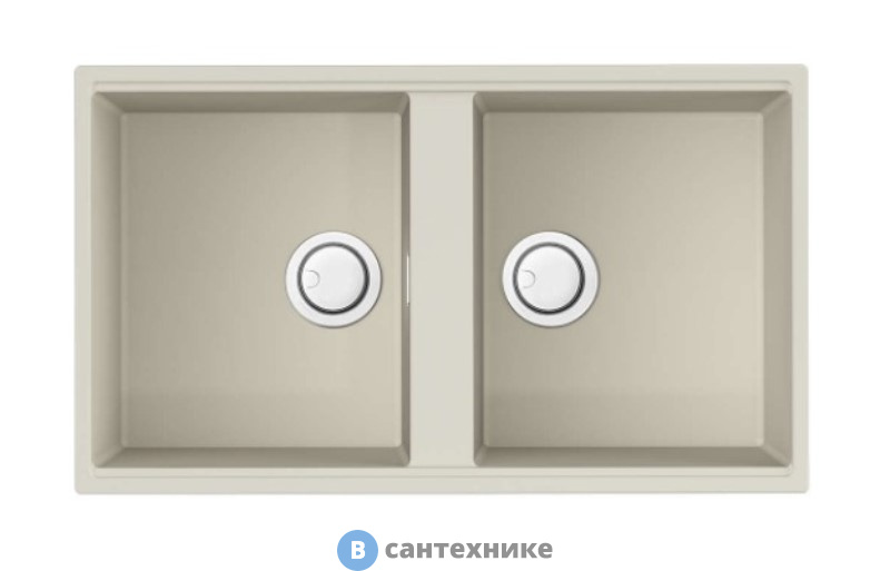 Кухонная мойка OMOIKIRI Kitagawa 83-2-U-WH белый (4993809)