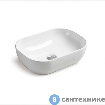 картинка Раковина Vincea VBS-102, 455*330*130, накладная, керамическая, белый