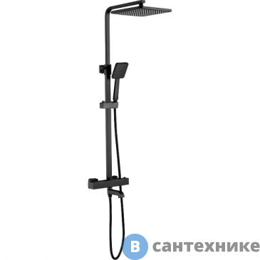 картинка Душевая система ESKO STT5054 с термостатом Singapore black