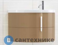 Тумба с раковиной Ideagroup L4C295 Cappuccino Lucido (BC950) подвесная, с керамической раковиной 95 см.