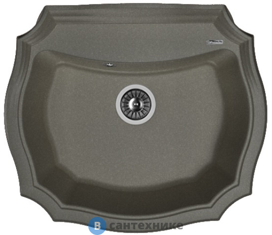 Кухонная мойка FLORENTINA Эмилия 640, чёрный FG (20.355.D0640.102)