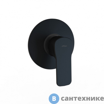 картинка Смеситель Paini Viva Style P4YO690 для душа встраиваемый, чёрный