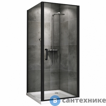 картинка Душевой уголок ABBER Sonnenstrand AG04100B-S90B 100*90*195, без поддона