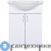 картинка Тумба Orange Лайт LA-60TUW+RA напольная с раковиной, белый