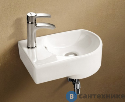 картинка Раковина WELTWASSER AISBACH 5014L подвесная (410х270х130)