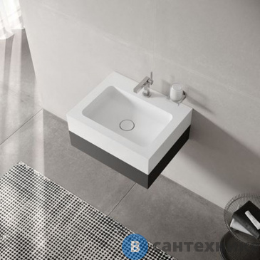 картинка Тумба с раковиной Keuco EDITION 300 30362003900 + 30360310001, антрацит, 650 мм (39611390100)