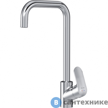 картинка Смеситель AM.PM F8006000 Like, для кухни G-образный излив, хром