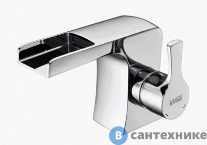 картинка Смеситель WasserKRAFT Berkel 4869 каскадный для раковины латунь, хромоникелевое покрытие