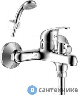 картинка Смеситель Rossinka Silvermix Y35-30 для ванны с коротким изливом, хром