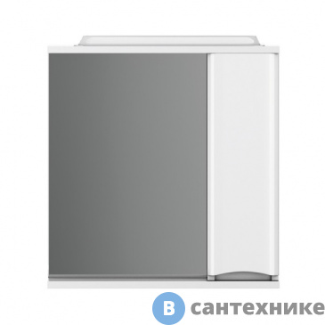 картинка Зеркало-шкаф AM.PM Like M80MPR0651WG правый, 65 см, с подсветкой, белый, глянец