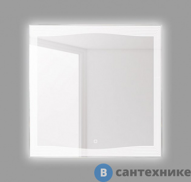 картинка Зеркало BelBagno SPC-LNS-700-700-LED-TCH с встроенным светильником и сенсорным выключателем (700x30x700)