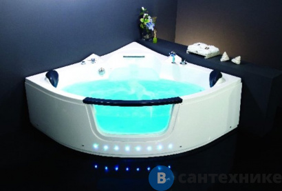 картинка Акриловая ванна EAGO AM219JDCHZ (1580x1580x600)