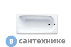 Ванна стальная Kaldewei Saniform Plus 362-1 160х70 белый (111700010001), без ножек