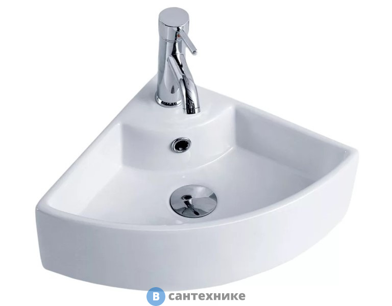 Раковина подвесная GID-ceramic N9067b белый (450х330х130)