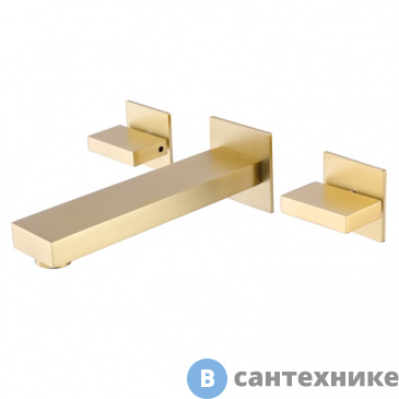 картинка Смеситель ABBER Daheim AF82122G для раковины скрытого монтажа, матовое золото