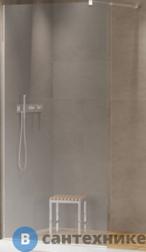картинка Душевая перегородка Cezares LIBERTA-L-1-80-GR-Cr (800х1950)
