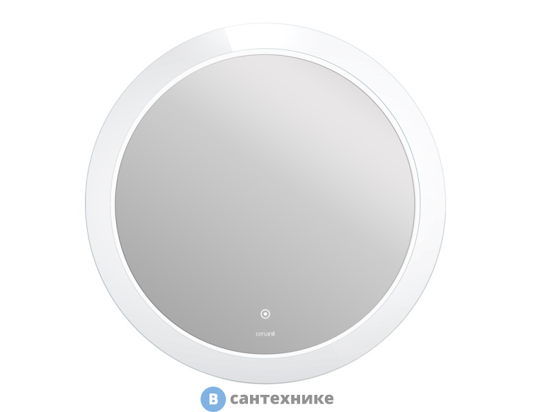 Зеркало Cersanit LED 012 design 72x72 с подсветкой хол. тепл. cвет круглое (KN-LU-LED012*72-d-Os)