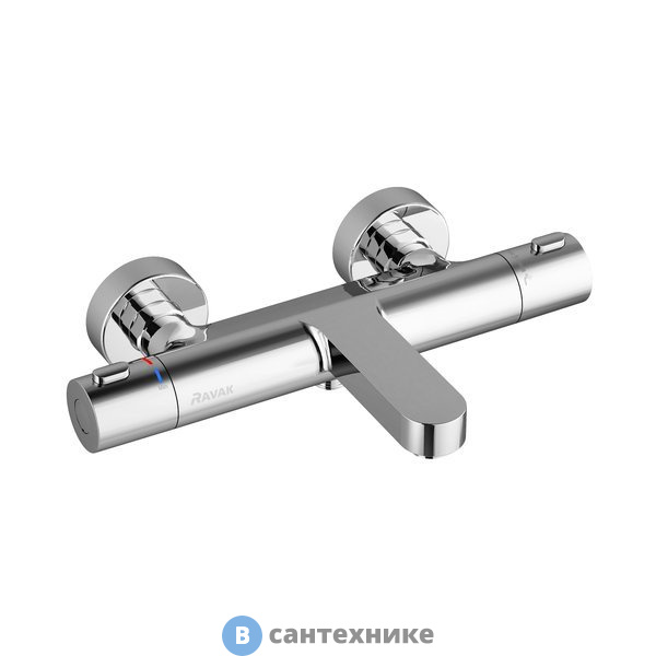 Смеситель Ravak Termo 300 TE 023.00/150 термостатический для ванны без гарнитуры (X070097)