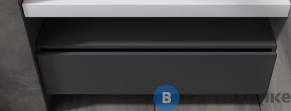 картинка Ящик под столешницу Armadi Art 897-120-A mat 120 см АНТРАЦИТ мат. VALLESSI UNO-S