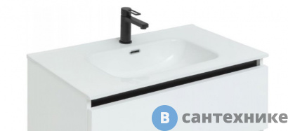 картинка Раковина-столешница Flat 100 Aquanet (254365)