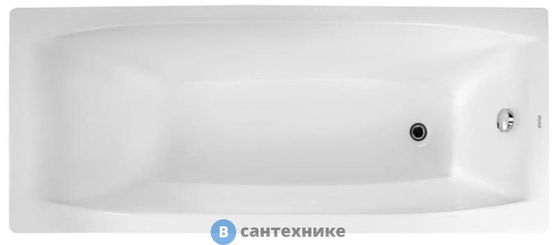 Ванна чугунная WOTTE Forma 1700х700 (БП-э00д1468), без ножек