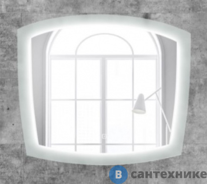 картинка Зеркало с подсветкой Art & MAX Roma 800x700 AM-Rom-800-700-DS-F