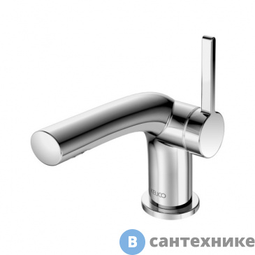 картинка Смеситель Keuco EDITION 400 51504010100 однорычажный для умывальника 80, без гарнитуры, хром