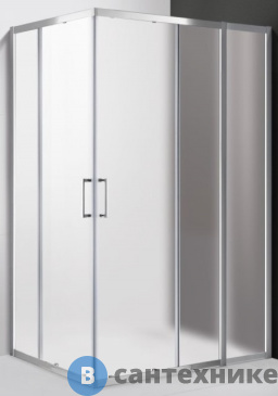 картинка Душевой уголок Cezares MOLVENO-AH-21-90+30-P-Cr без поддона