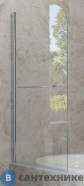 картинка Душевая шторка Veconi PL-79 PL79-90-01-C4 стекло прозрачное/5 мм