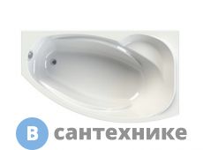 Акриловая ванна Vannesa София 169х99 каркас, правая (2-01-0-2-1-223), без сифона