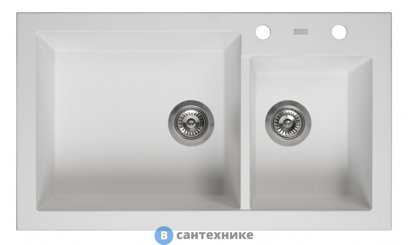 Кухонная мойка Reginox Amsterdam 25 Pure White 3,5" (c/box) (44364)