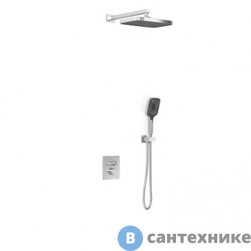 картинка Душевой комплект Vincea VSFW-321MT1CH встраиваемый, термостатический, двухрежимный, хром