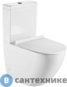 Чаша без бачка BelBagno AMANDA BB051CPR безободкового, P-trap, без сиденья (385х620х845)
